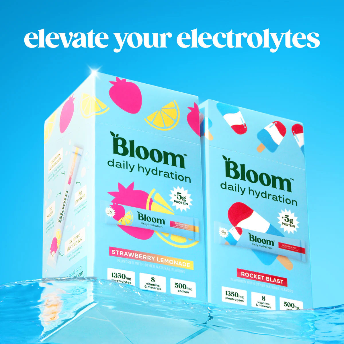 Bloom Nutrition Daily Hydration Sticks 5 count